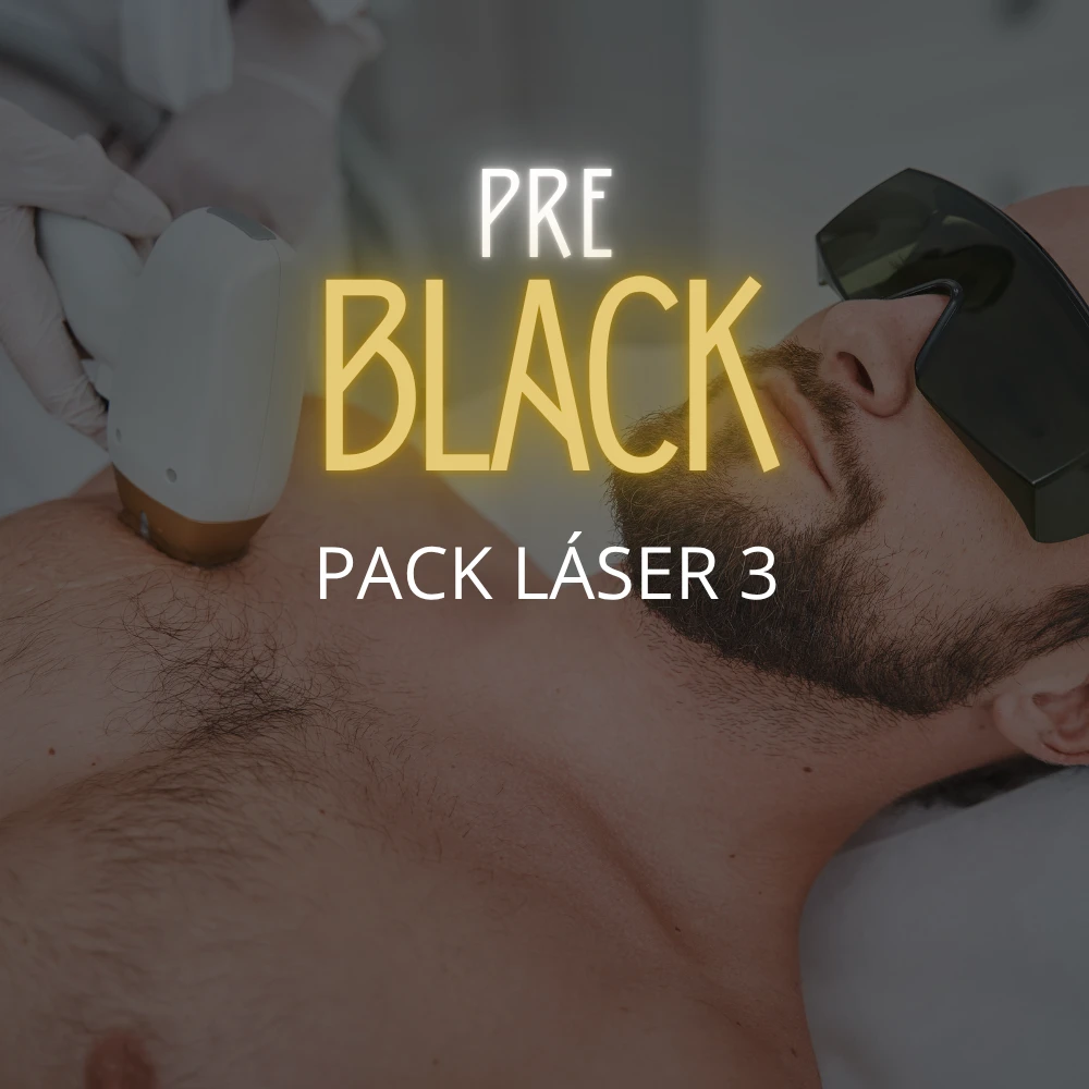 Pack Láser 3: Tórax + Abdomen + Espalda Completa + Axilas