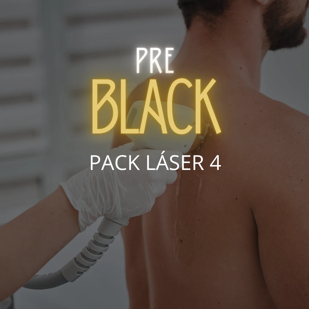 Pack Láser 4: Tórax + Abdomen + Espalda + Axilas + Piernas Completas